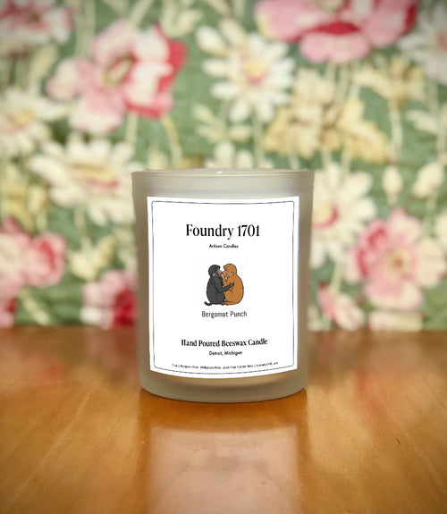 Punch the monkey candle design