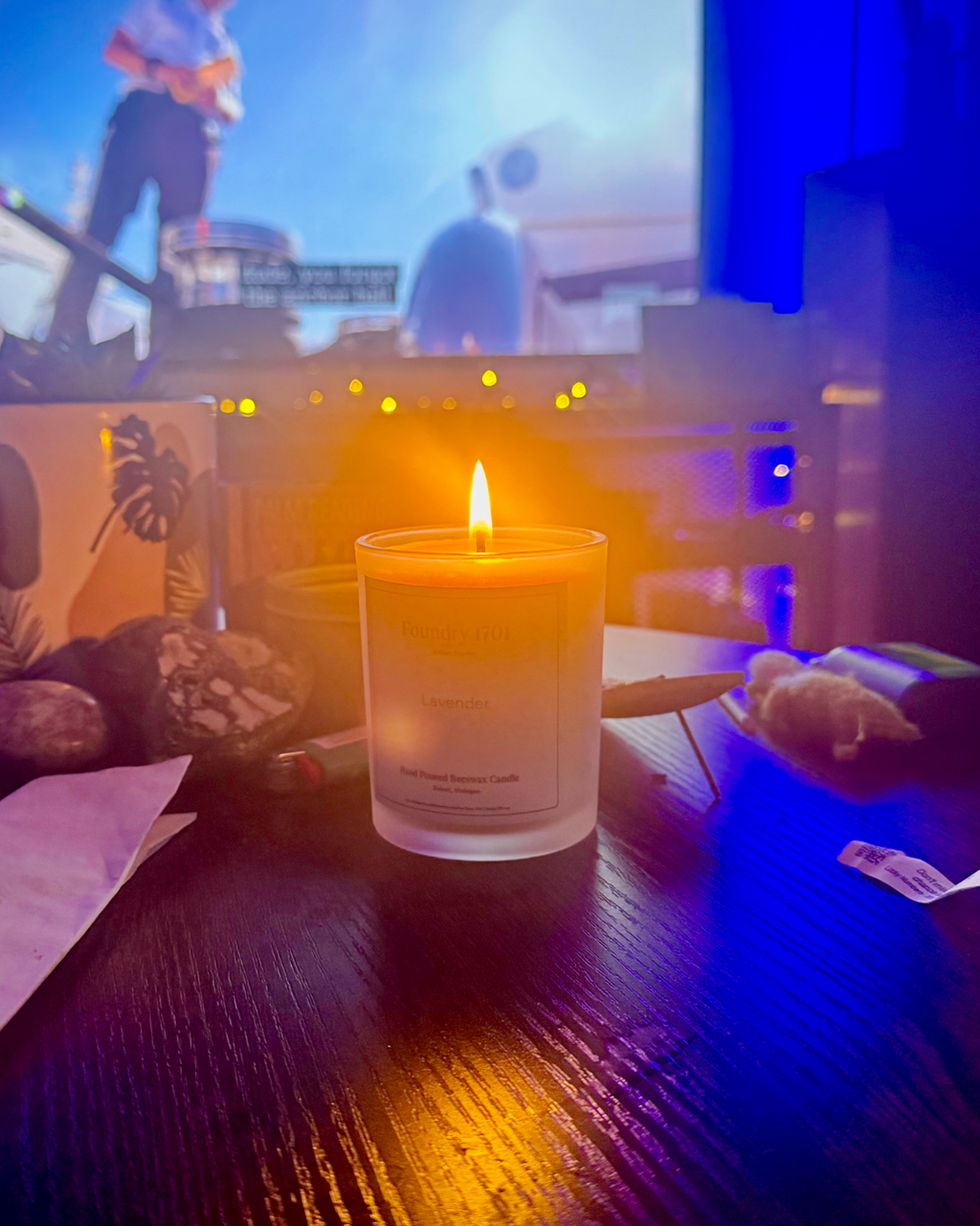 Bergamot | Beeswax Candle