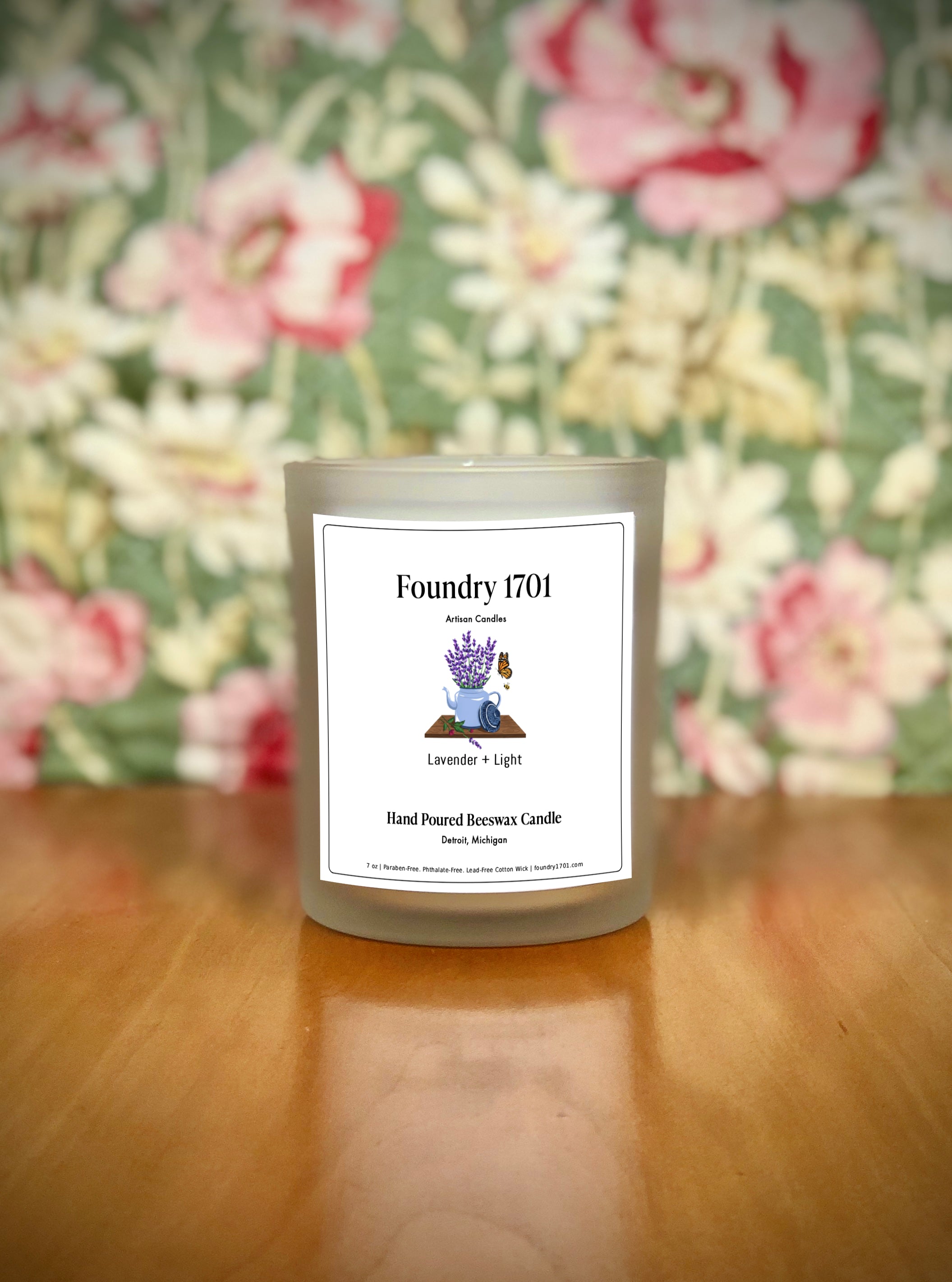 Lavender + Light Beeswax Candle