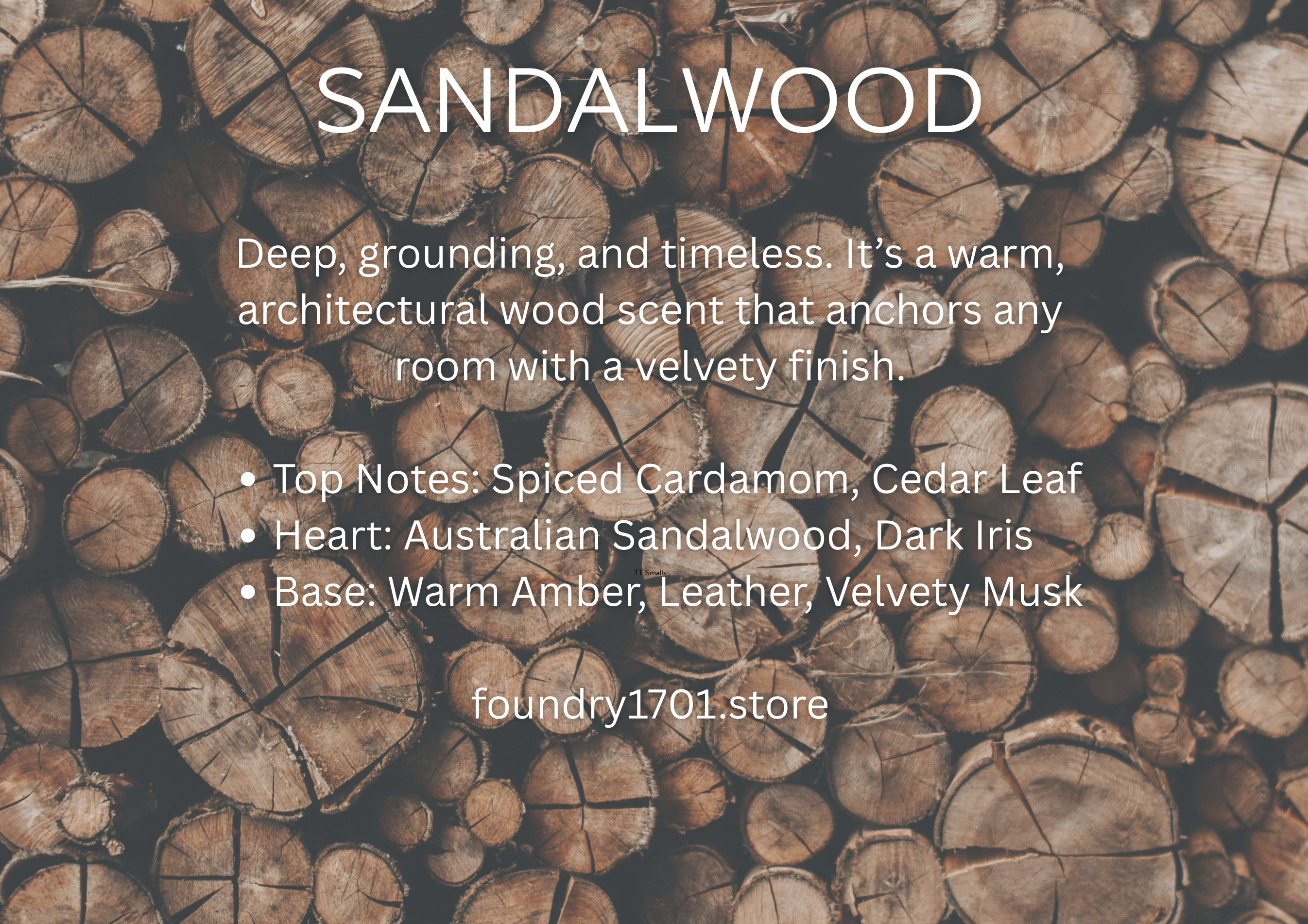 The perfect pairing. Beeswax and Sandalwood.